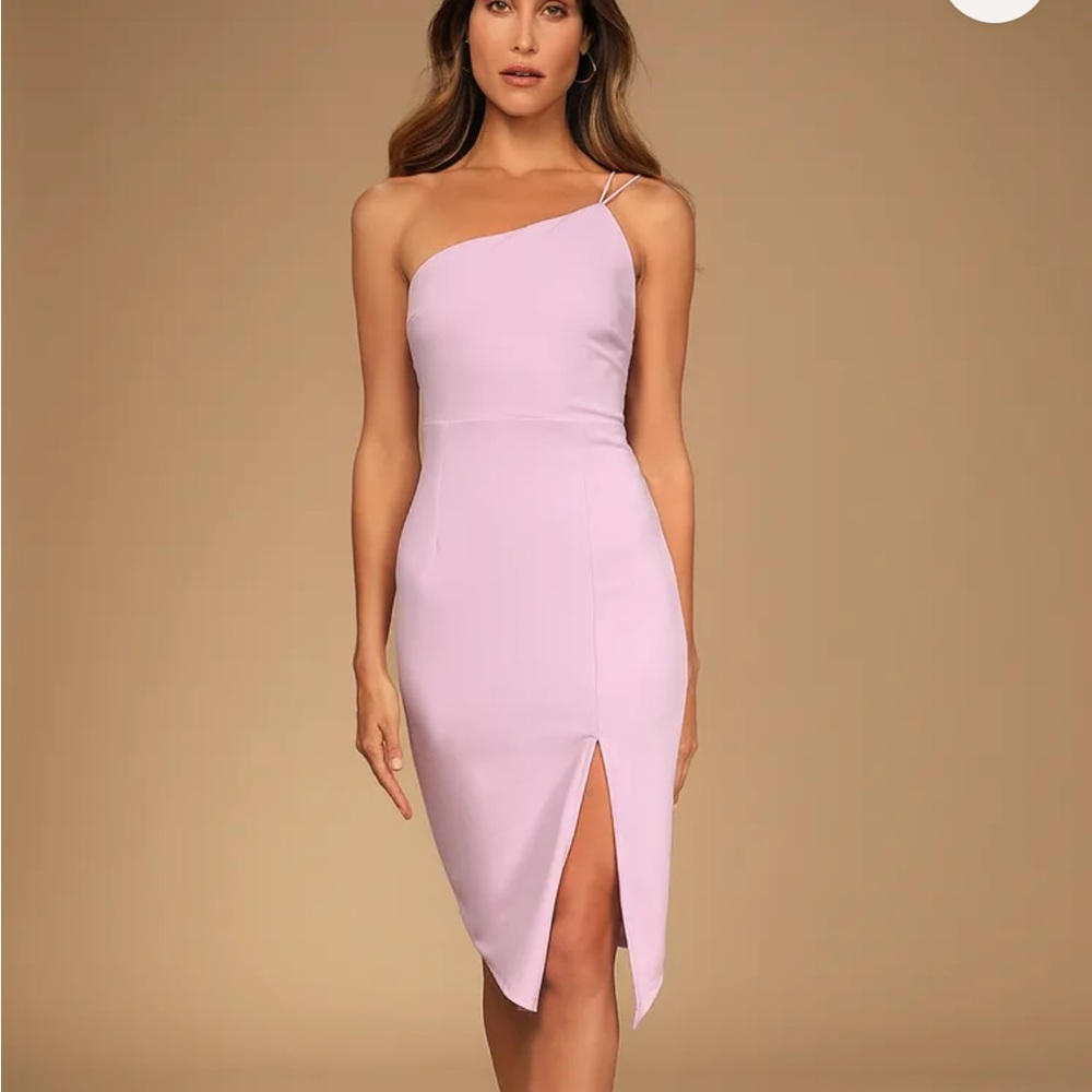 Lulus happiest hour asymmetrical bodycon dress